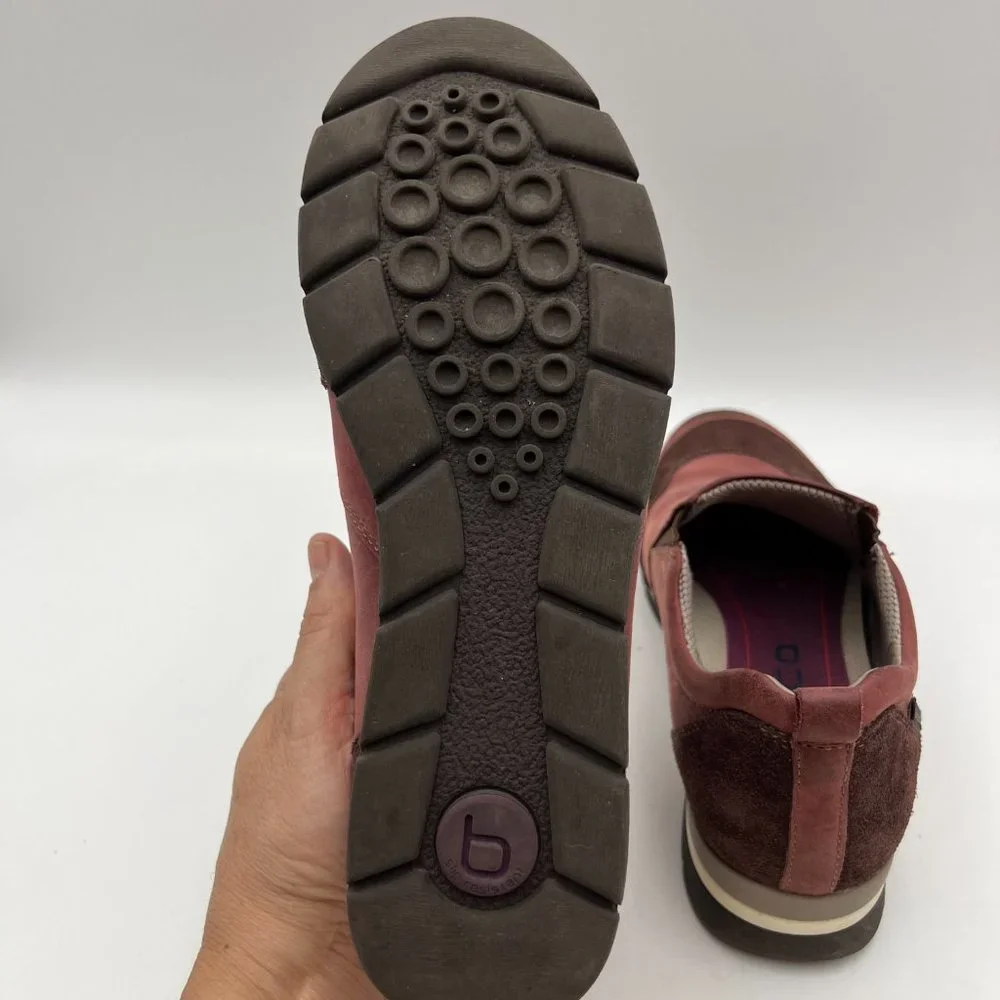 Bionica Talma‎ Red/Maroon Leather Slip-On Sneakers Size 8